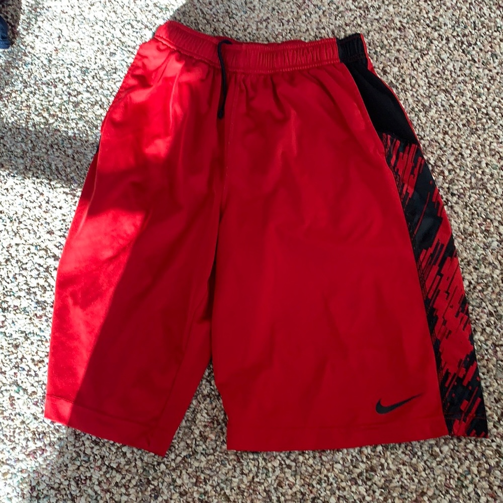 Nike athletic shorts.